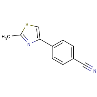 CAS:127406-79-5 | OR111012 | 4-(2-Methyl-1,3-thiazol-4-yl)benzonitrile