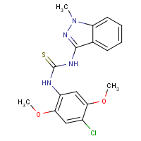 CAS:1858241-71-0 | OR111050 | N-(4-Chloro-2,5-dimethoxyphenyl)-N'-(1-methyl-1H-indazol-3-yl)thiourea