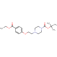 CAS: 1216410-07-9 | OR111056 | Ethyl 4-[2-{4-(tert-butyloxycarbonyl)piperazin-1-yl}ethoxy]benzoate