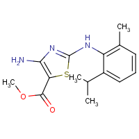 CAS:1858250-50-6 | OR111070 | Methyl 4-amino-2-[(2-isopropyl-6-methylphenyl)amino]-1,3-thiazole-5-carboxylate