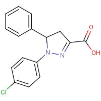 CAS:861151-23-7 | OR111090 | 1-(4-Chlorophenyl)-5-phenyl-4,5-dihydro-1H-pyrazole-3-carboxylic acid