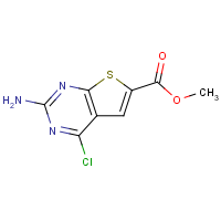 CAS: 871231-32-2 | OR111106 | Methyl 2-amino-4-chlorothieno[2,3-d]pyrimidine-6-carboxylate