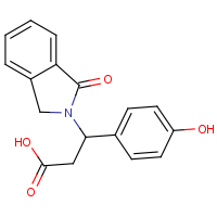 CAS: 478249-83-1 | OR111108 | 3-(4-Hydroxyphenyl)-3-(1-oxo-1,3-dihydro-2H-isoindol-2-yl)propanoic acid