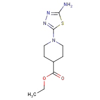 CAS:897769-61-8 | OR111199 | Ethyl 1-(5-amino-1,3,4-thiadiazol-2-yl)piperidine-4-carboxylate