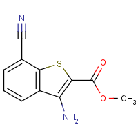 CAS:181283-29-4 | OR111211 | Methyl 3-amino-7-cyano-1-benzothiophene-2-carboxylate