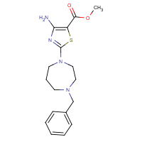 CAS:2108876-21-5 | OR111223 | Methyl 4-amino-2-(4-benzyl-1,4-diazepan-1-yl)-1,3-thiazole-5-carboxylate