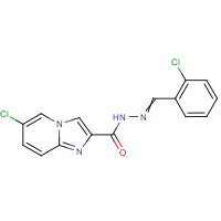 CAS:2197064-26-7 | OR111244 | 6-Chloro-N'-[(2-chlorophenyl)methylene]imidazo[1,2-a]pyridine-2-carbohydrazide