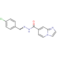 CAS:2197064-35-8 | OR111245 | N'-[(4-Chlorophenyl)methylene]imidazo[1,2-a]pyridine-7-carbohydrazide