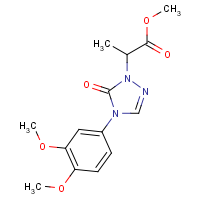 CAS: 2197054-06-9 | OR111256 | Methyl 2-[4-(3,4-dimethoxyphenyl)-5-oxo-4,5-dihydro-1H-1,2,4-triazol-1-yl]propanoate