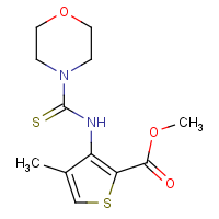 CAS:2197061-98-4 | OR111261 | Methyl 4-methyl-3-[(morpholin-4-ylcarbonothioyl)amino]thiophene-2-carboxylate
