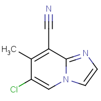 CAS:2167840-38-0 | OR111268 | 6-Chloro-7-methylimidazo[1,2-a]pyridine-8-carbonitrile