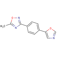 CAS:2197056-77-0 | OR111271 | 5-Methyl-3-[4-(1,3-oxazol-5-yl)phenyl]-1,2,4-oxadiazole