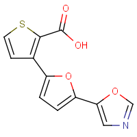 CAS:2197062-01-2 | OR111276 | 3-[5-(1,3-Oxazol-5-yl)-2-furyl]thiophene-2-carboxylic acid