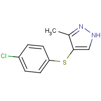 CAS:263869-31-4 | OR111313 | 4-[(4-Chlorophenyl)thio]-3-methyl-1H-pyrazole