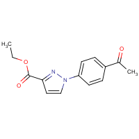 CAS:2108488-92-0 | OR111320 | Ethyl 1-(4-acetylphenyl)-1H-pyrazole-3-carboxylate