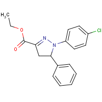 CAS: 861151-22-6 | OR111335 | Ethyl 1-(4-chlorophenyl)-5-phenyl-4,5-dihydro-1H-pyrazole-3-carboxylate