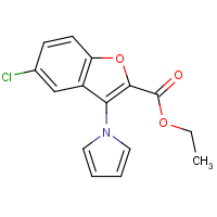 CAS: 1984149-91-8 | OR111341 | Ethyl 5-chloro-3-(1H-pyrrol-1-yl)-1-benzofuran-2-carboxylate