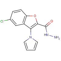 CAS: | OR111347 | 5-Chloro-3-(1H-pyrrol-1-yl)-1-benzofuran-2-carbohydrazide
