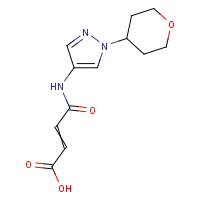 CAS: 2111897-52-8 | OR111362 | 4-Oxo-4-[(1-tetrahydro-2H-pyran-4-yl-1H-pyrazol-4-yl)amino]but-2-enoic acid