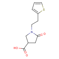 CAS: 261363-53-5 | OR111394 | 5-Oxo-1-(2-thien-2-ylethyl)pyrrolidine-3-carboxylic acid