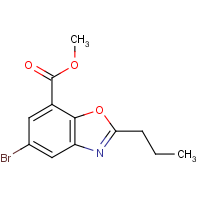 CAS:  | OR111396 | Methyl 5-bromo-2-propyl-1,3-benzoxazole-7-carboxylate