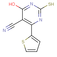 CAS:109532-65-2 | OR111416 | 4-Hydroxy-2-mercapto-6-thien-2-ylpyrimidine-5-carbonitrile