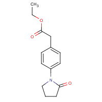 CAS:  | OR111423 | Ethyl [4-(2-oxopyrrolidin-1-yl)phenyl]acetate