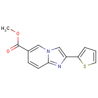 CAS:1891281-74-5 | OR111443 | Methyl 2-thien-2-ylimidazo[1,2-a]pyridine-6-carboxylate