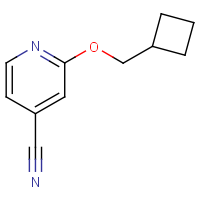CAS:1235440-46-6 | OR111481 | 2-(Cyclobutylmethoxy)isonicotinonitrile