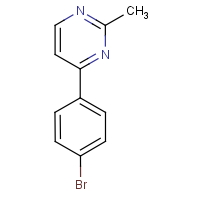 CAS: 499785-50-1 | OR111500 | 4-(4-Bromophenyl)-2-methylpyrimidine
