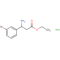 CAS:2209086-50-8 | OR111502 | Ethyl 3-amino-3-(3-bromophenyl)propanoate hydrochloride