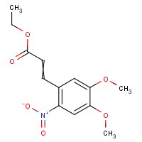 CAS:91958-71-3 | OR111506 | Ethyl 3-(4,5-dimethoxy-2-nitrophenyl)prop-2-enoate