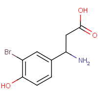 CAS:682804-40-6 | OR111557 | 3-Amino-3-(3-bromo-4-hydroxyphenyl)propanoic acid