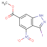 CAS: 885520-73-0 | OR111562 | Methyl 3-iodo-4-nitro-1H-indazole-6-carboxylate
