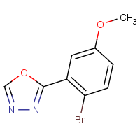 CAS: 1016843-27-8 | OR111591 | 2-(2-Bromo-5-methoxyphenyl)-1,3,4-oxadiazole