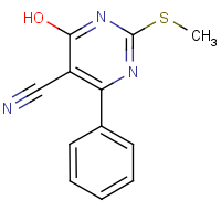 CAS:97693-21-5 | OR111606 | 4-Hydroxy-2-(methylsulfanyl)-6-phenyl-5-pyrimidinecarbonitrile