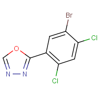 CAS:  | OR111639 | 2-(5-Bromo-2,4-dichlorophenyl)-1,3,4-oxadiazole