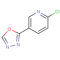 CAS:1094240-31-9 | OR111650 | 2-Chloro-5-(1,3,4-oxadiazol-2-yl)pyridine