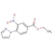 CAS: | OR111651 | Ethyl 3-nitro-4-(1H-pyrazol-1-yl)benzoate