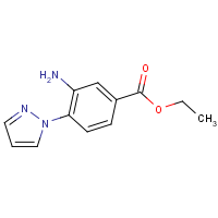CAS:1291529-39-9 | OR111652 | Ethyl 3-amino-4-(1H-pyrazol-1-yl)benzoate