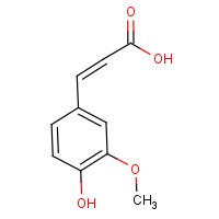 CAS: 1135-24-6 | OR11310 | 4-Hydroxy-3-methoxycinnamic acid