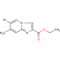 CAS:907945-87-3 | OR11406 | Ethyl 6-bromo-7-methylimidazo[1,2-a]pyridine-2-carboxylate