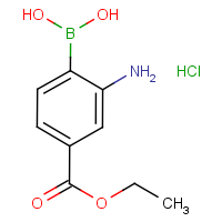 CAS:957034-59-2 | OR11454 | 2-Amino-4-(ethoxycarbonyl)benzeneboronic acid hydrochloride