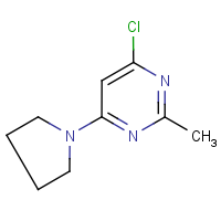CAS:914349-69-2 | OR11466 | 4-Chloro-2-methyl-6-(pyrrolidin-1-yl)pyrimidine