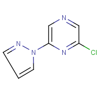 CAS:642459-09-4 | OR11510 | 2-Chloro-6-(1H-pyrazol-1-yl)pyrazine