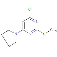 CAS:339017-59-3 | OR11550 | 4-Chloro-2-(methylthio)-6-(pyrrolidin-1-yl)pyrimidine