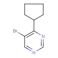 CAS: 951884-32-5 | OR11578 | 5-Bromo-4-cyclopentylpyrimidine