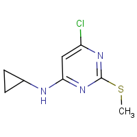 CAS:951884-05-2 | OR11613 | 6-Chloro-N-cyclopropyl-2-(methylsulphanyl)pyrimidin-4-amine