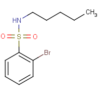 CAS: 951883-99-1 | OR11633 | 2-Bromo-N-pentylbenzenesulphonamide