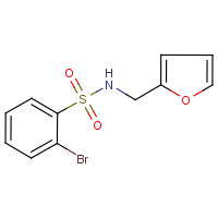 CAS:849056-66-2 | OR11645 | 2-Bromo-N-(fur-2-ylmethyl)benzenesulphonamide
